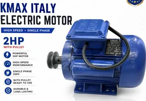 KMAX Italy 2HP Electric Motor With Pulley 