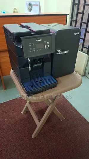 Saeco Aurora M1 Bean to Cup Coffee Machine and Tropicool Mini Fridge