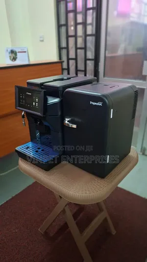 Saeco Aurora M1 Bean to Cup Coffee Machine and Tropicool Mini Fridge