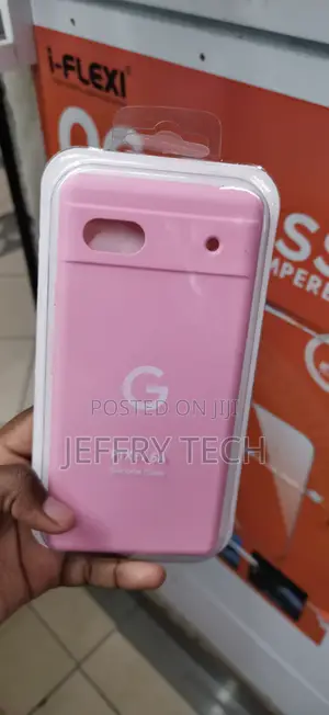 Pink PTXE 6A Silicone Phone Case WITH Google "G" Logo