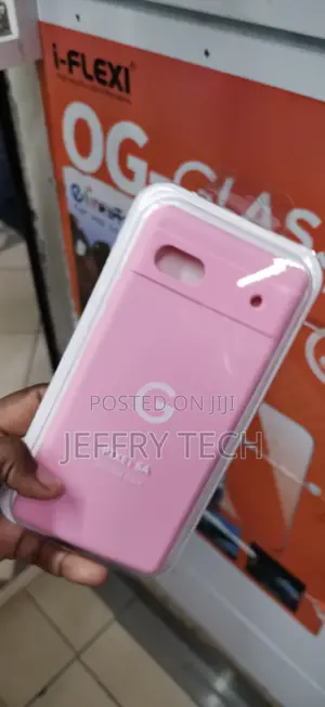 Pink PTXE 6A Silicone Phone Case WITH Google "G" Logo