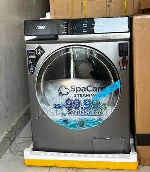 Mika Washing Machine, 8kg Wash and Spin , INVERTER Motor, Front Load
