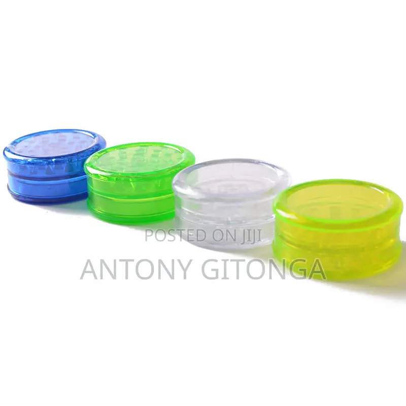 Acrylic Grinder – 2 Layer 63mm (Plain Colors)