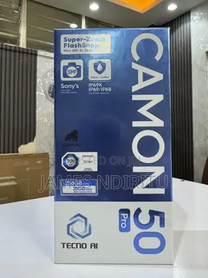 New Tecno Camon 50 Pro 256 GB Black