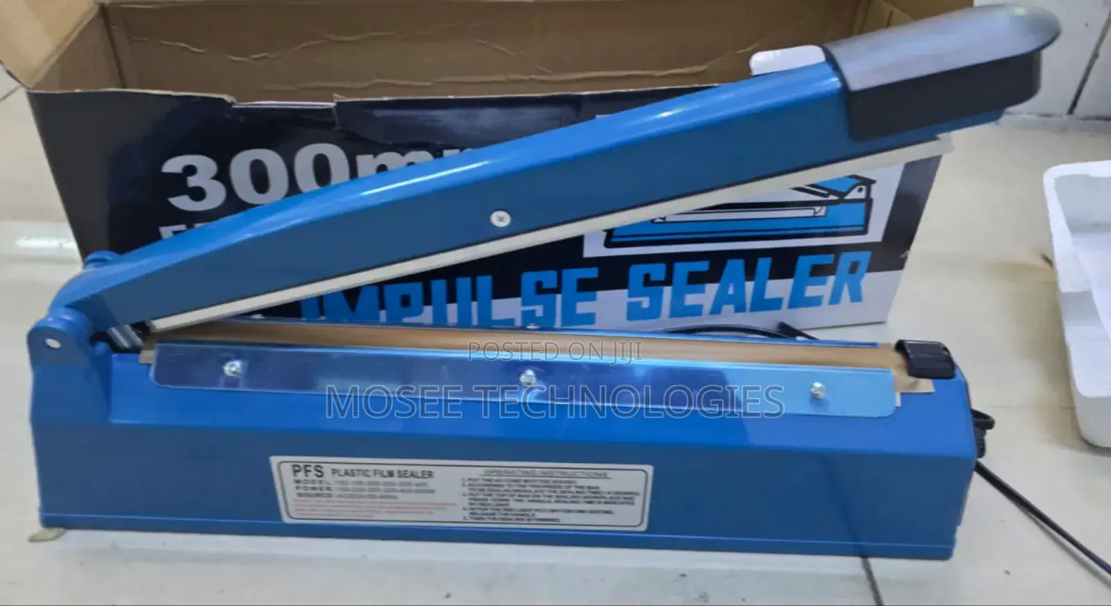Portable 300mm Impulse Plastic Film Sealing Machine