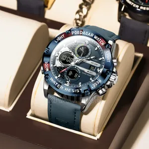 Poedagar Dual 3ATM Water Resistant Time Gents Watch E125