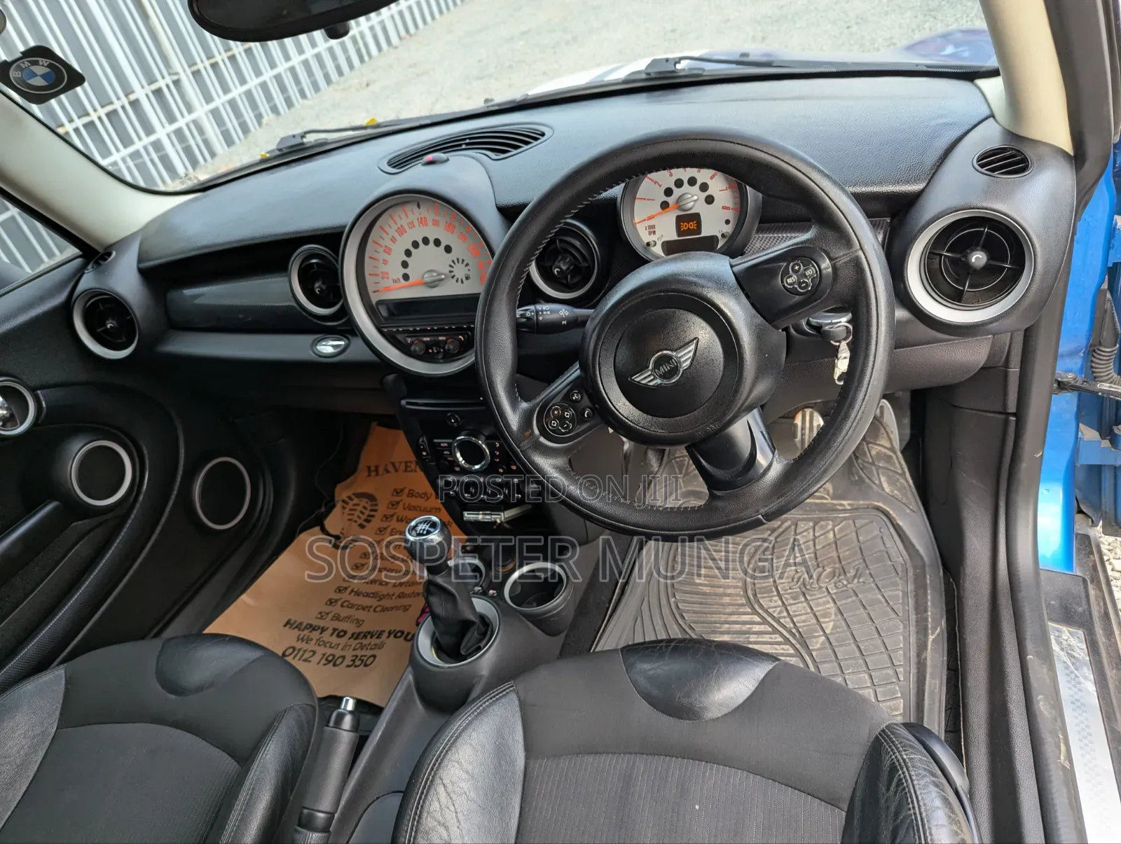 Mini Cooper 2012 Blue