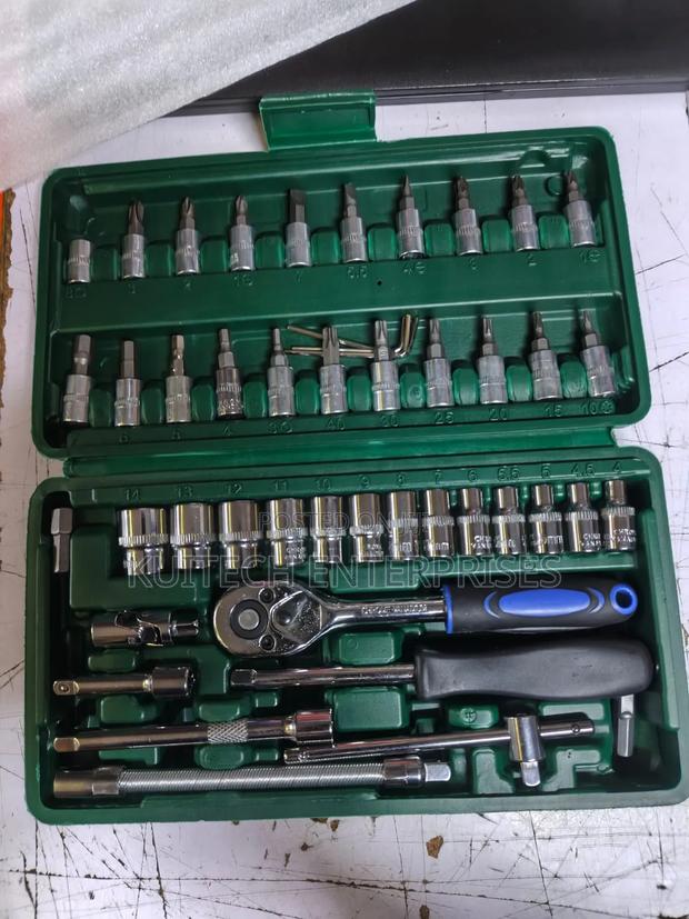 Socket Wrench/ 46pcs Ratchet and Socket Set - thumbnail 2