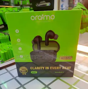 Oraimo SpaceBuds Z ANC Wireless Bluetooth Earbuds – Black