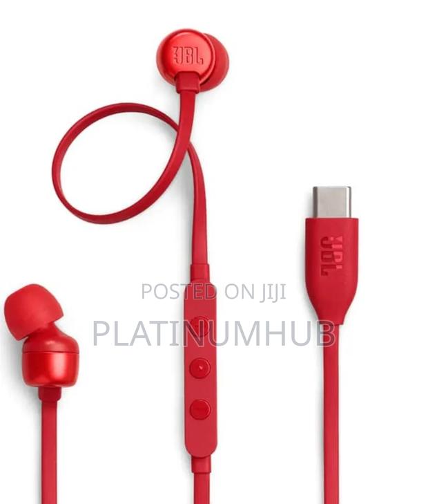 Tune 310 Red USB-C Earphones JBL Red - main view