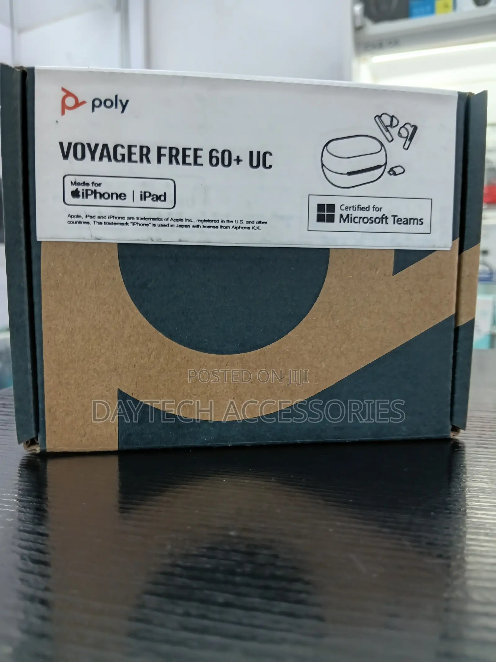 These Are Poly Voyager Free 60+ UC True Wireless Earbuds