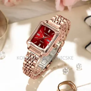 Crrju Ladies Auto Calendar Designer Fashion Watches