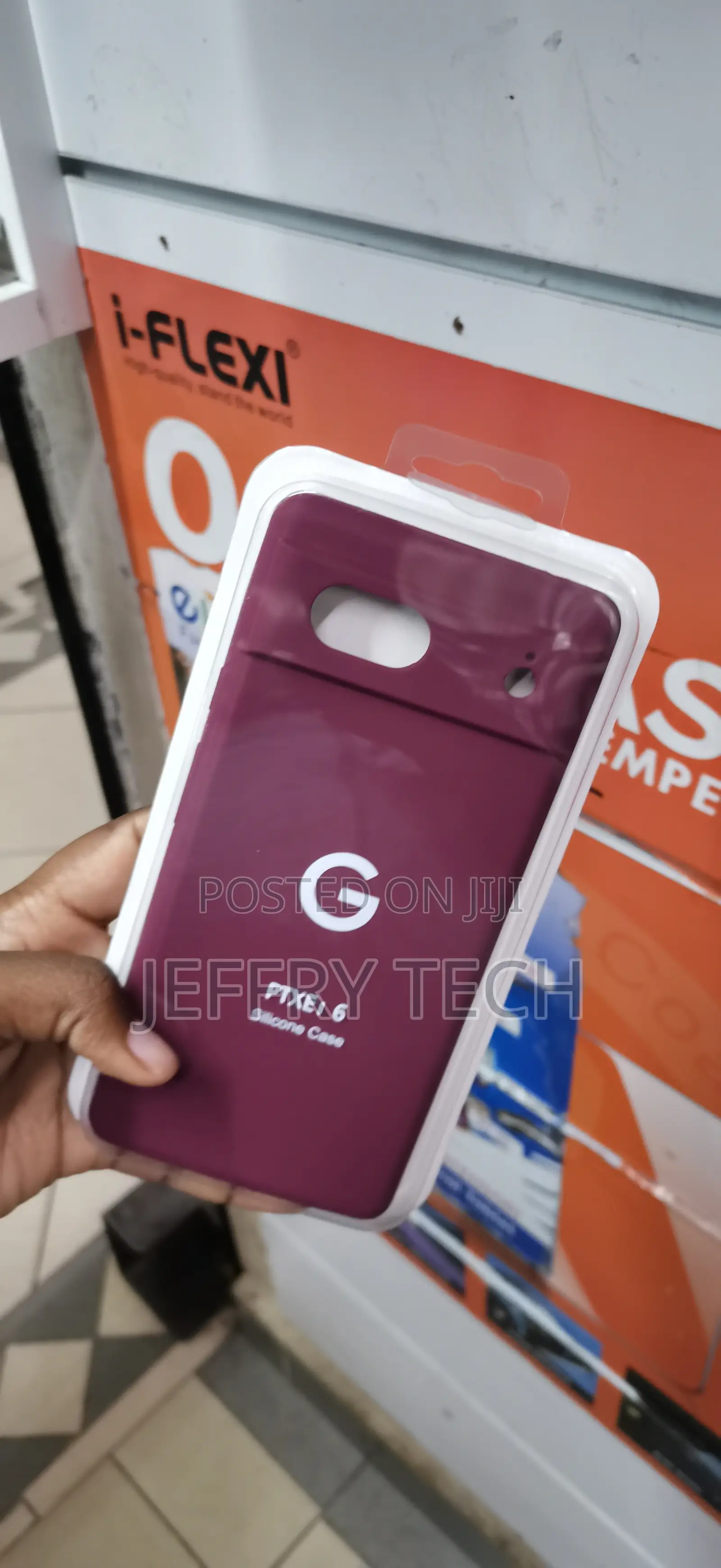 Continuous Horizontal Cutout Burgundy Violet CASE- Google Pixel 6