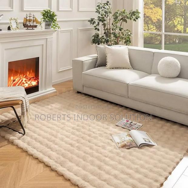 Ashley Rabbit Fur Soft Carpet - main view