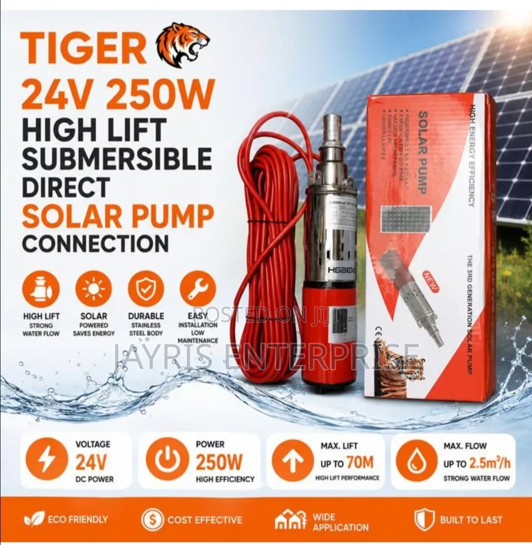 Tiger 24V Solar Water Pump 250W