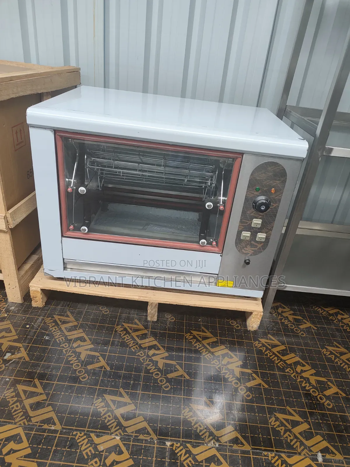 Commercial Chicken Rotisserie – 12–16 Birds Capacity