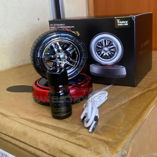 Wheel Car Solar Energy Rotating Perfume Aromatherapy Diffuser