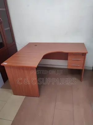 Customized L-Shaped Clerical Study Desk.