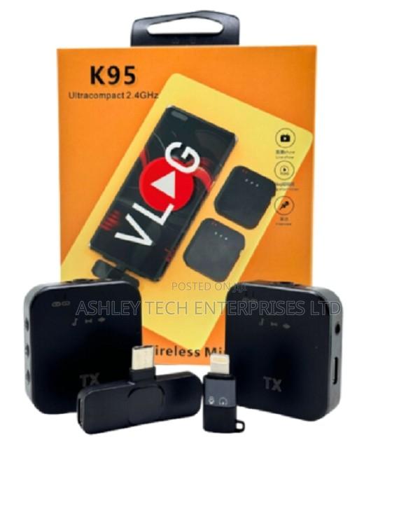  3-in-1 Wireless Lavalier Microphone for Phones