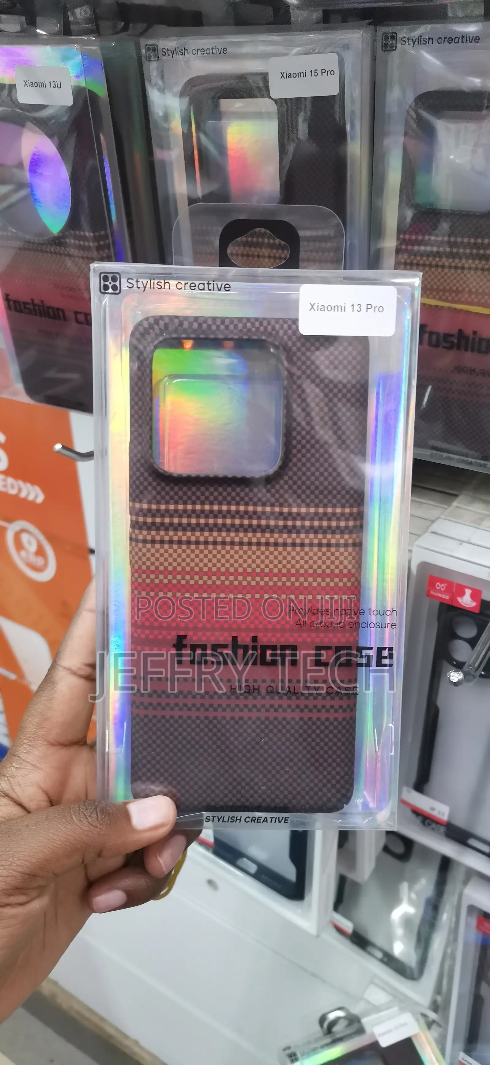 Fiber Pattern Fashion Phone Case for the Xiaomi 13 Pro.