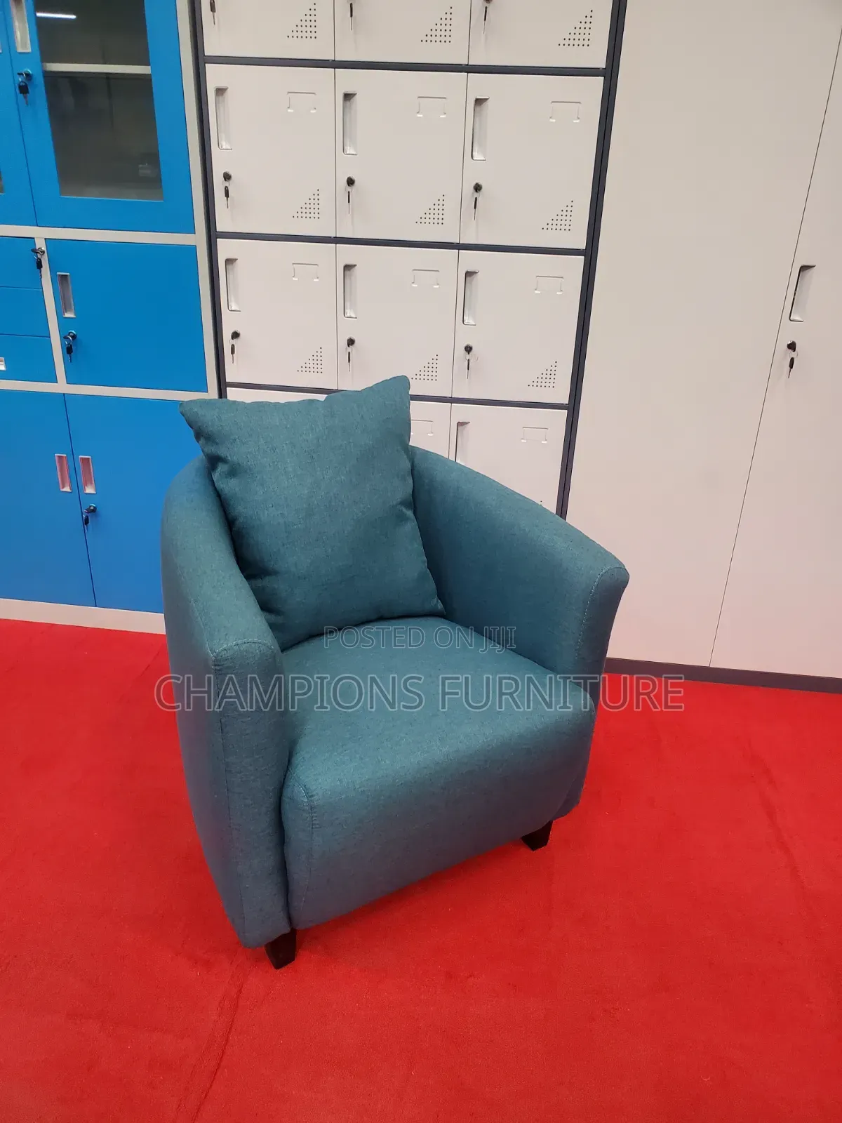 Blue Accent Armchair