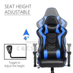 Leather Ergonomic High Back Gaming Chair.