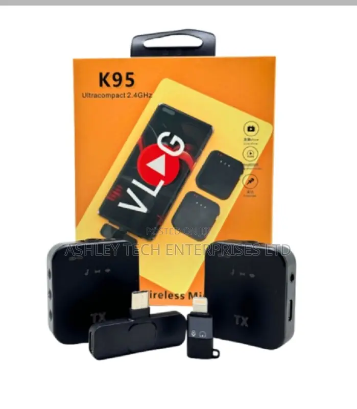 Clip-on Wireless Microphone for Vlogging