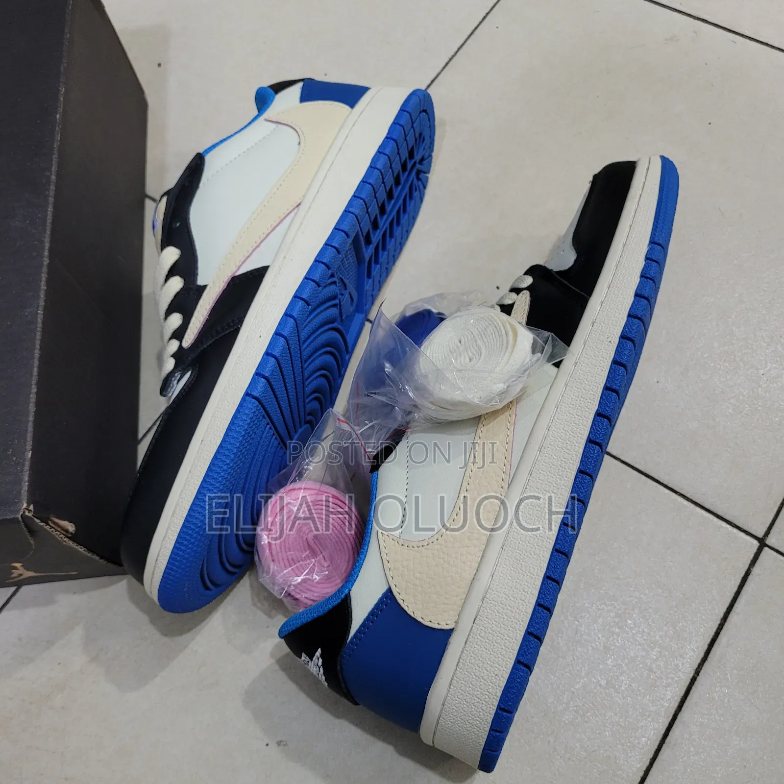 Nike Air Jordan 1 Low Fragment X Travis Scott Sneakers,