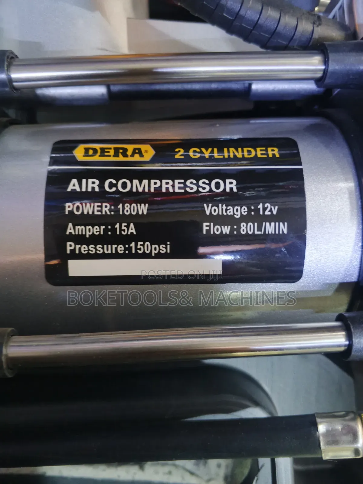 Dera Heavy Duty Double Cylinder Mini Air Compressor