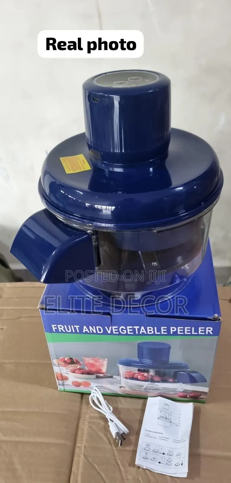 Wireless Rechargeable Fruit Vegetable Peeler Machine