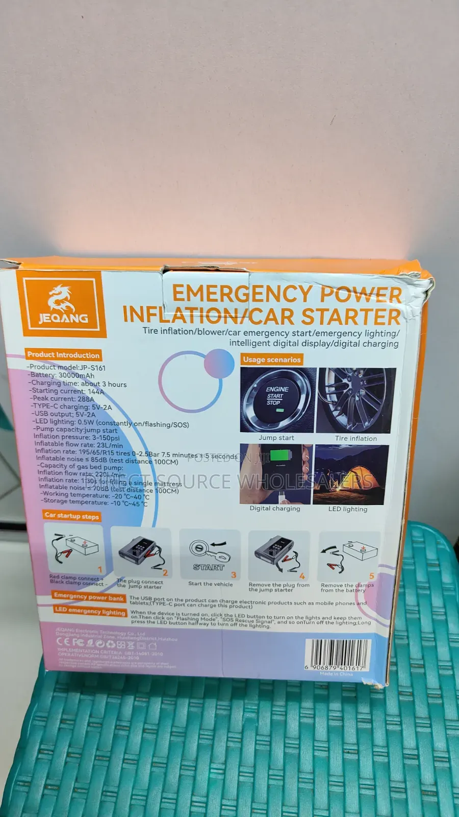 Car Jump Starter Kit JP 5162 CA Fast Battery Booster