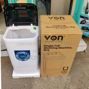 Von Single Tub 9kgs Washing Machine