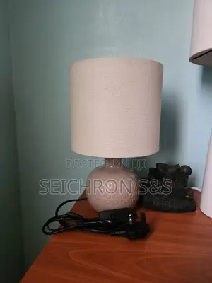 Ceramic Table Lamp — Ball Base — New Shade — Nairobi