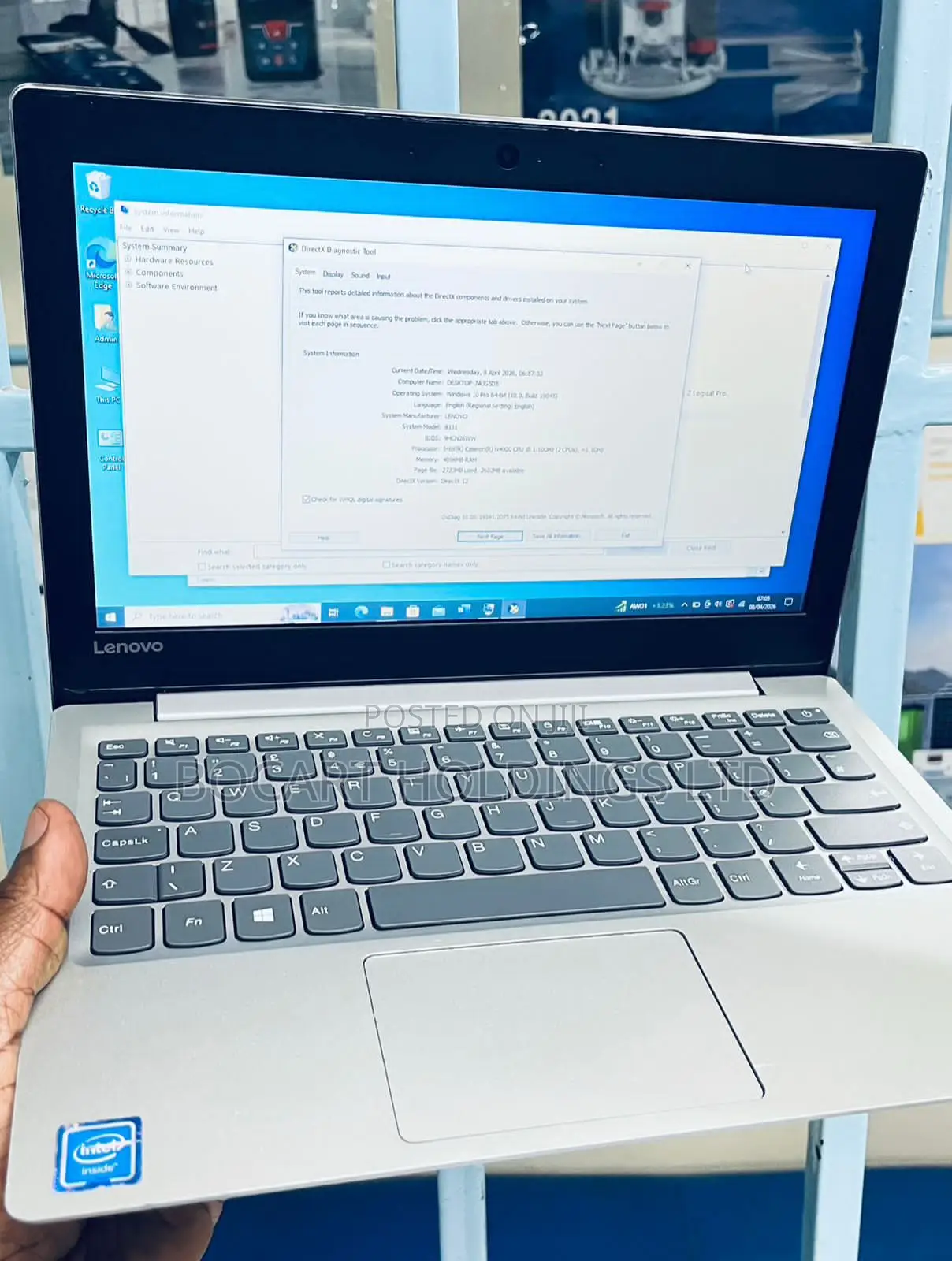 Laptop Lenovo IdeaPad 130 4GB Intel Celeron eMMC 60GB