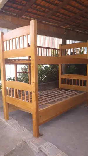 4x6 Natural Wood Decker/Bunk Bed in Nairobi: Pay on Delivery