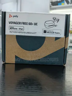 Poly Voyager Free 60 USB-C Wireless in-Ear Headset With Bluetooth.