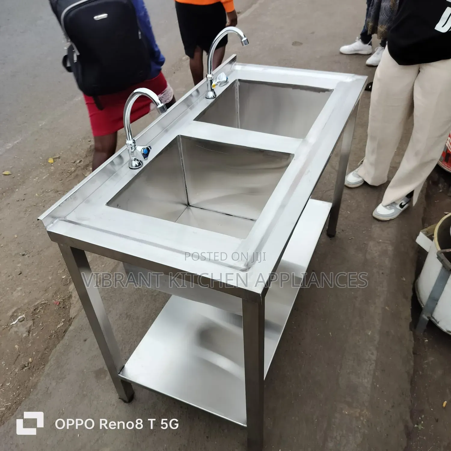 Commercial Double Bowl Stainless Steel Sink