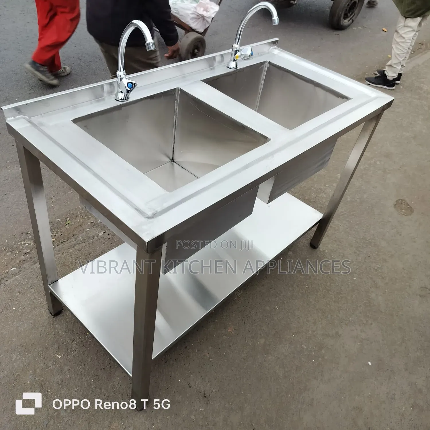 Commercial Double Bowl Stainless Steel Sink