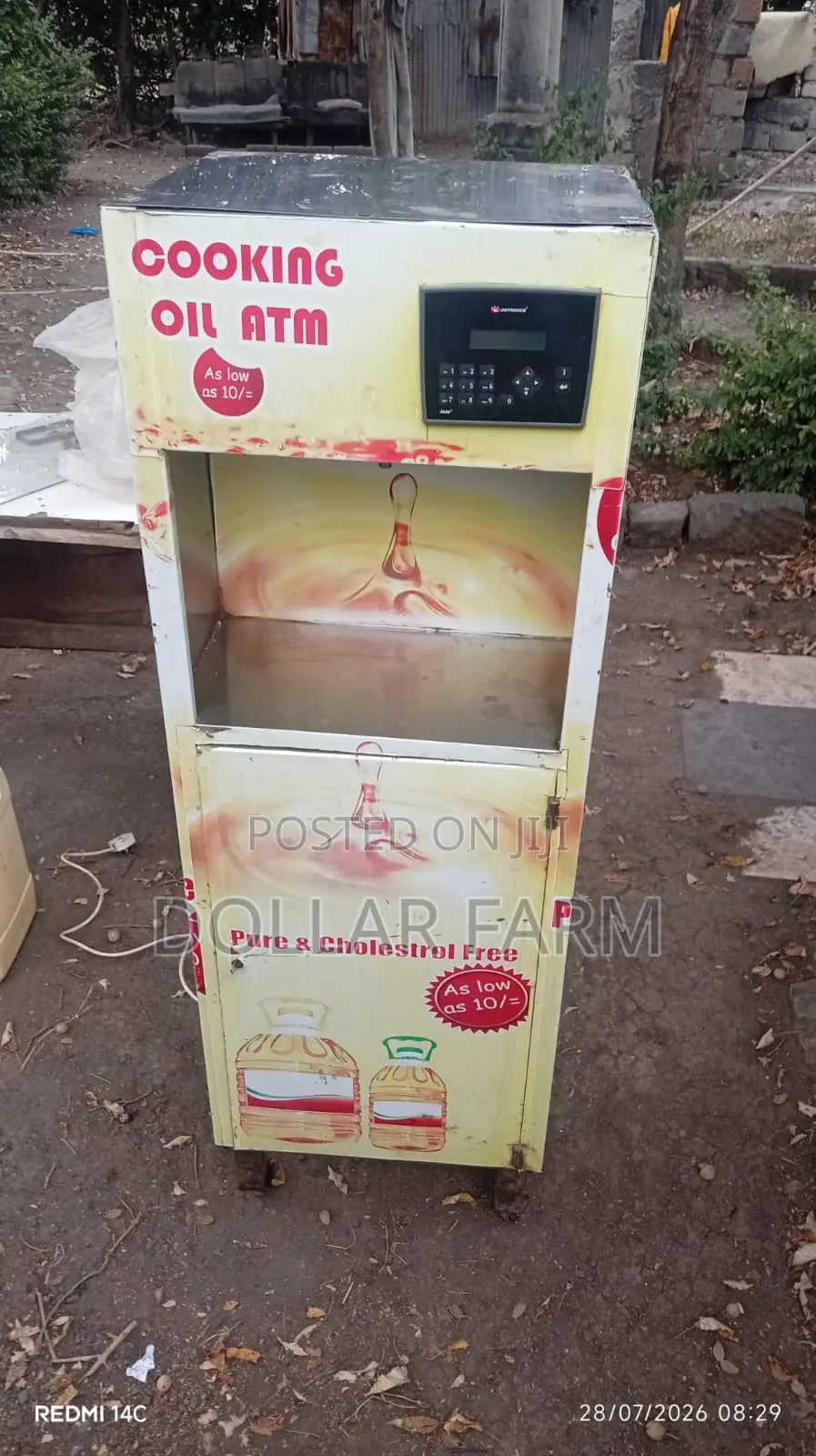 Cooking Oil Atm Machine