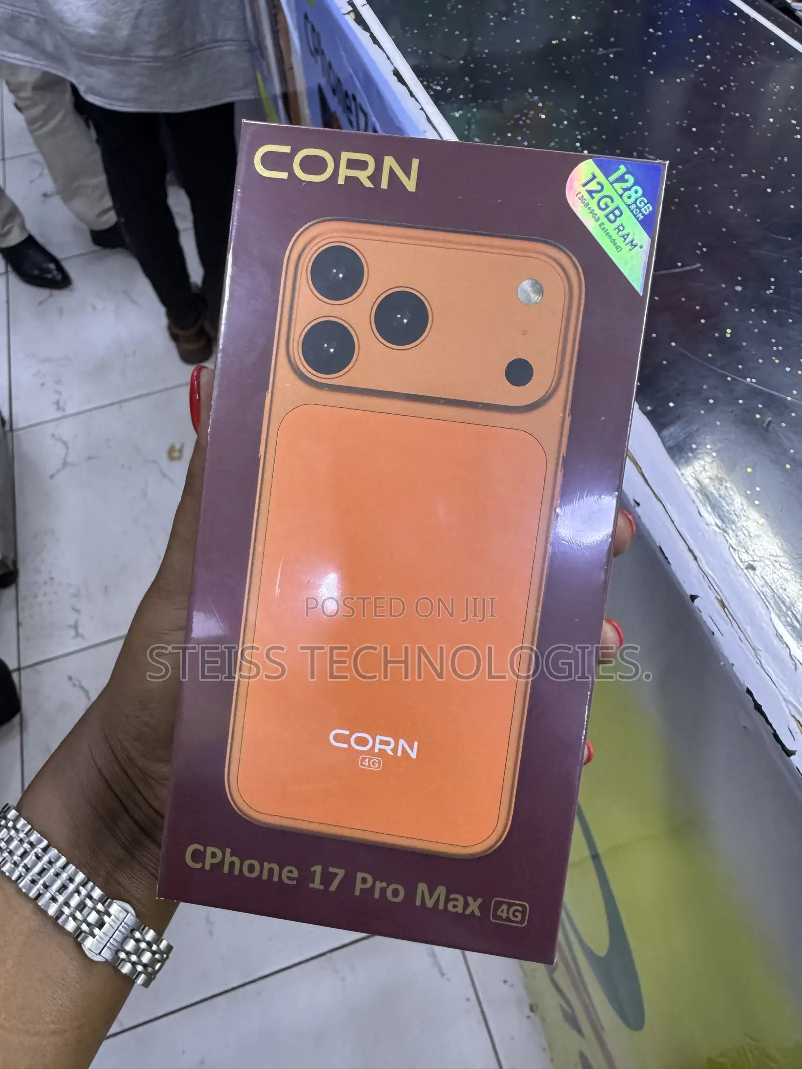 New Mobile Phone 128 GB Orange