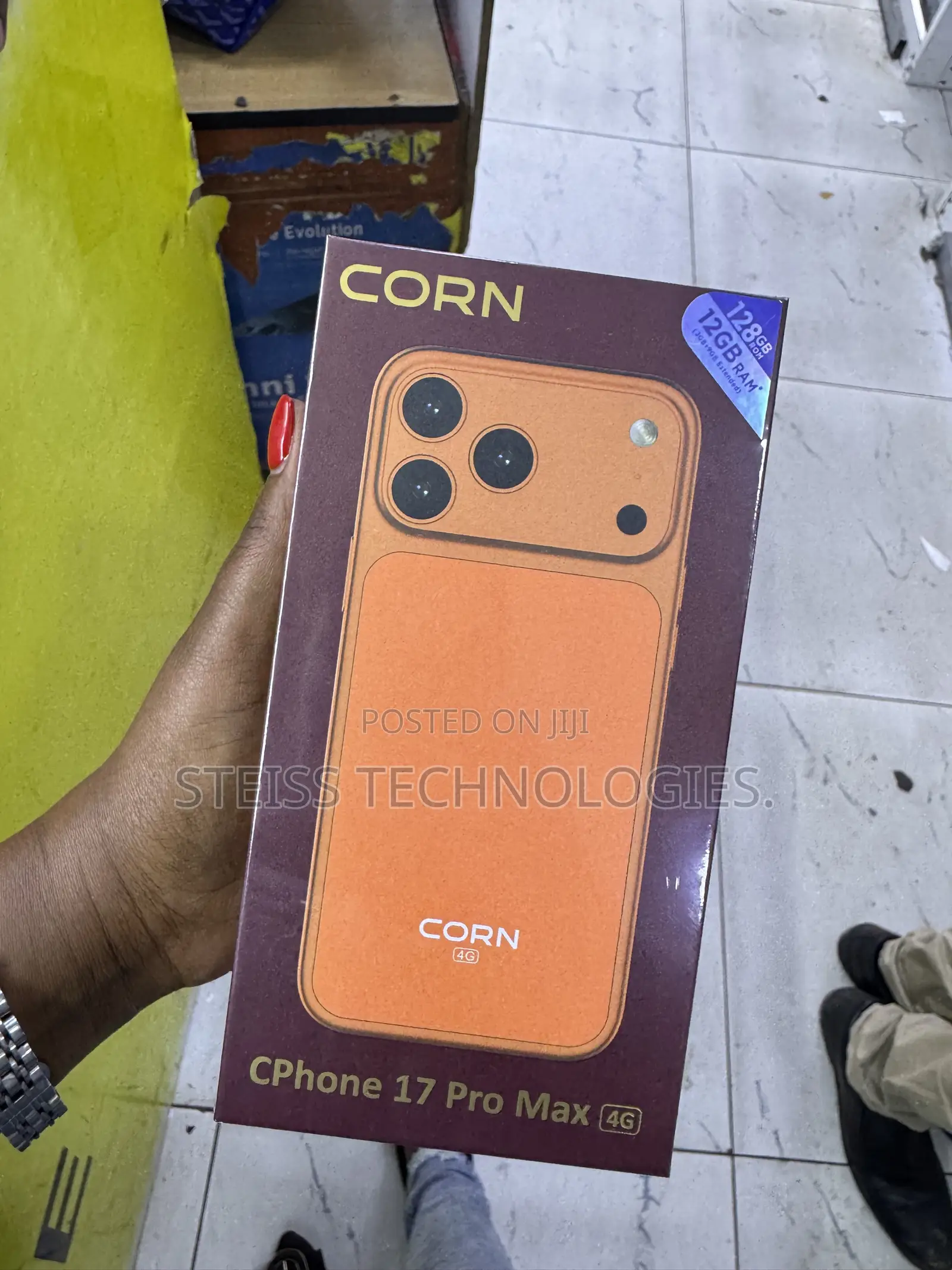 New Mobile Phone 128 GB Orange
