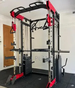 Premium Multifunction Home Gym Smith Machine With Weight Stacks