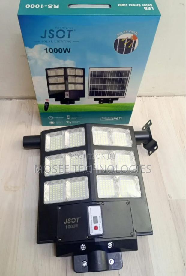 JSOT 1000W IP67 Waterproof Solar Security Flood Light - main view