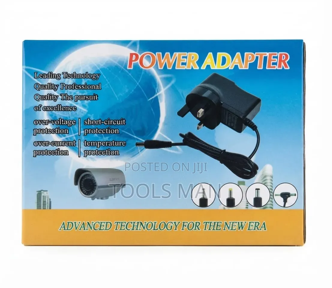 CCTV Power Adapter 12v 2a Uk Plug.