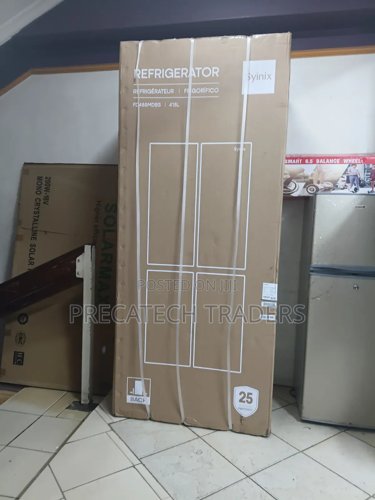 Syinix 418L 4-Door No Frost Refrigerator – Dark Grey