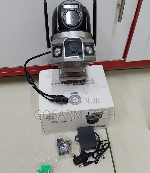 Dual Lens AC Powered Security Camera Wifi PTZ Camera With V380