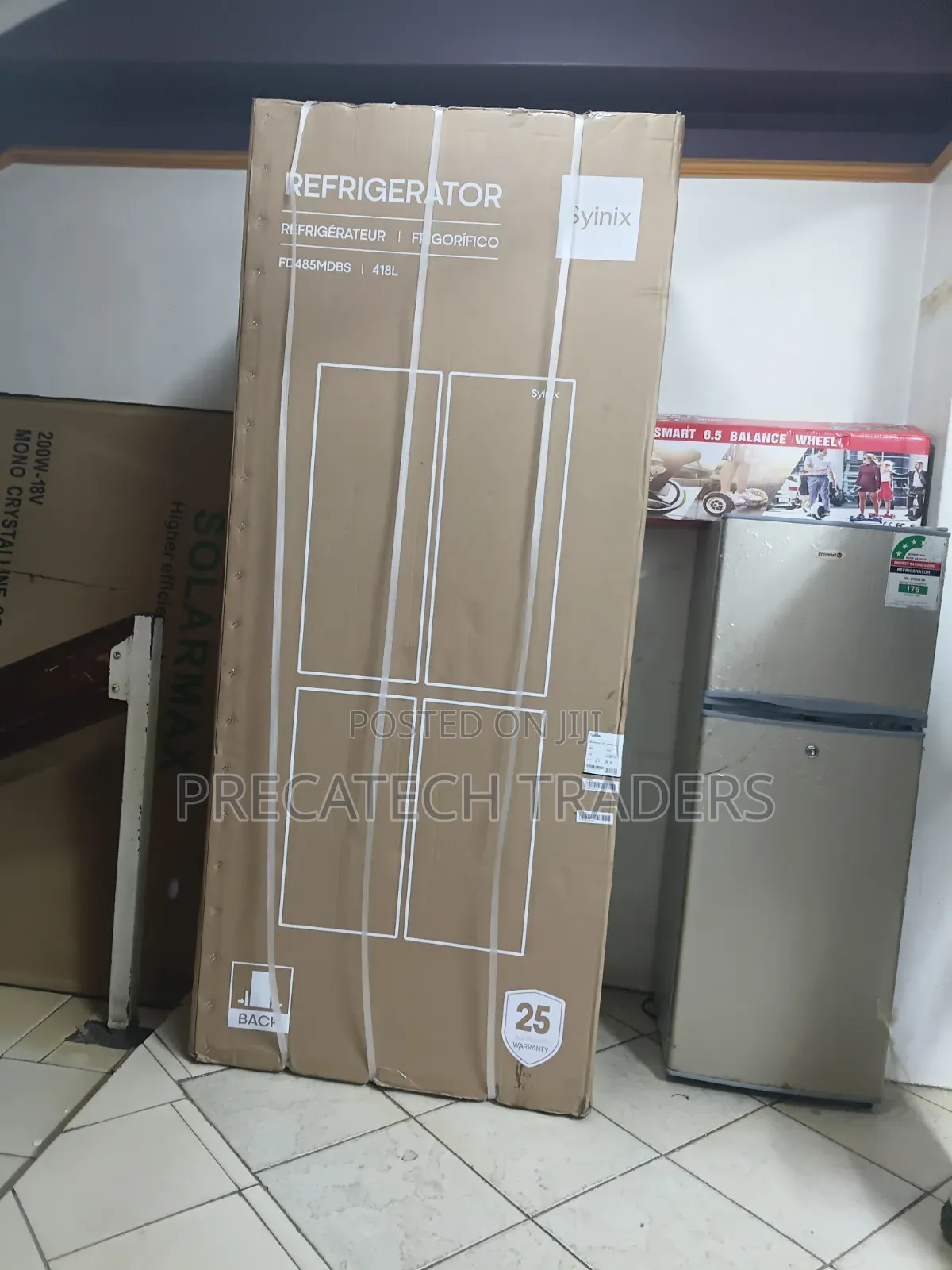 4-Door Syinix 418L Energy Saving Refrigerator With Digital Display