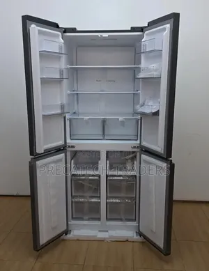 4-Door Syinix 418L Energy Saving Refrigerator With Digital Display