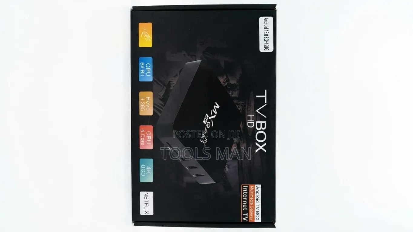 MXQ Pro 5S 8gb/128gb Android 15 TV Box.