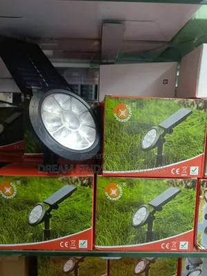Adjustable Solar Spotlight With Round Multi-Led Head Vvve